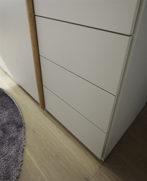 Loddenkemper combinatiekast (zweefdeuren, draaideuren en lades) - 2